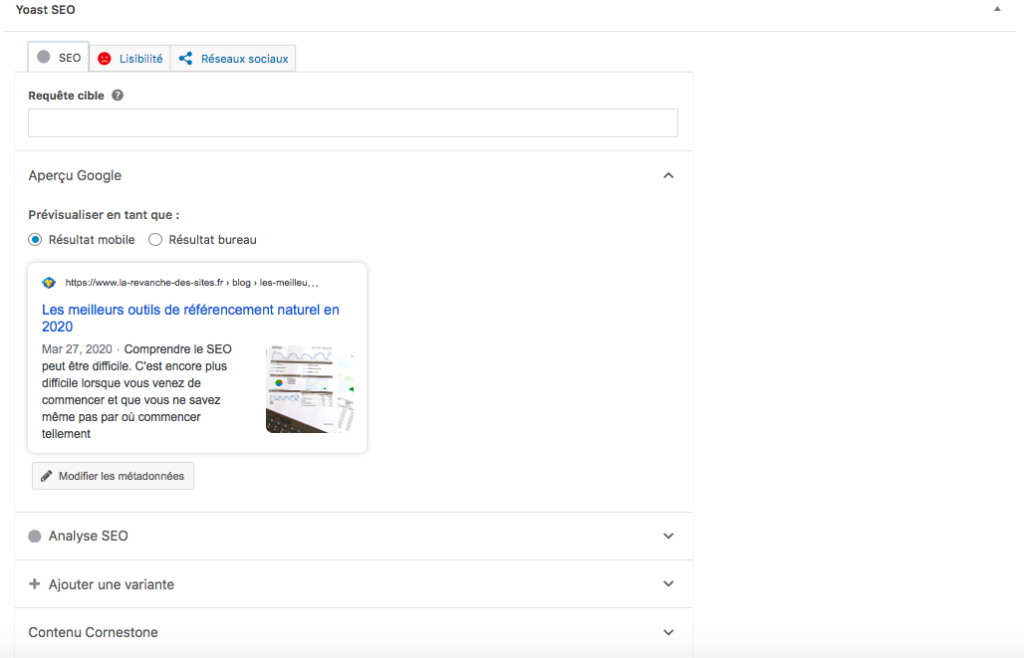 Le meilleur outil de référencement gratuit pour WordPress: Yoast SEO
