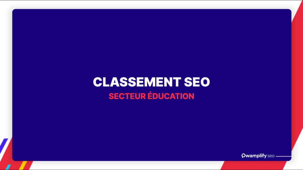 CLASSEMENT MEILLEURES ECOLE SEO