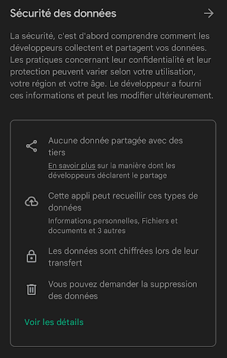 sécurité données application monster