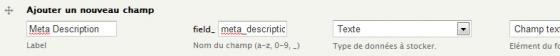 ajout nouveau champ drupal 7