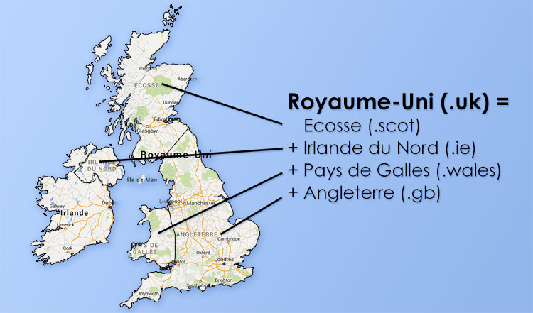 Noms de domaines du Royaume Uni