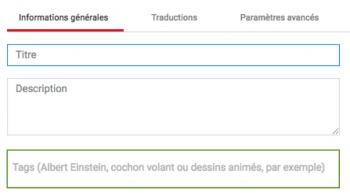 tags vidéo Youtube