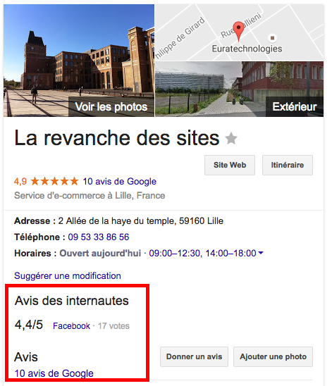 La revanche des sites sur Google My Business